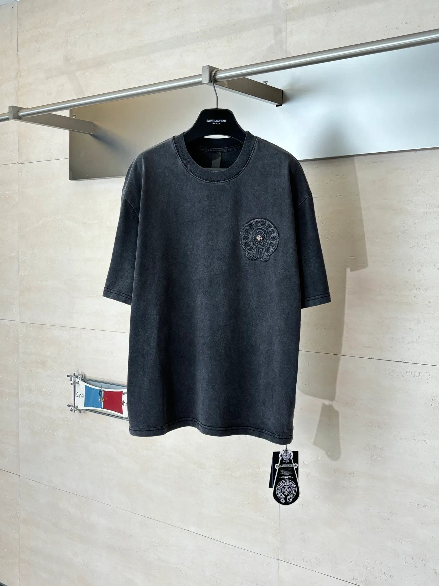 Chrome Heart Dark Gray T Size：S/M/L/XL
